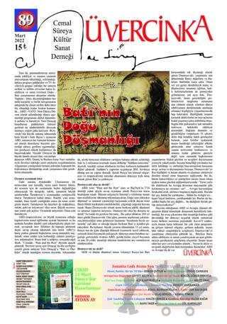Üvercinka Dergisi Sayı: 89 - Mart 2022