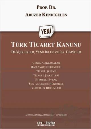Yeni Türk Ticaret Kanunu