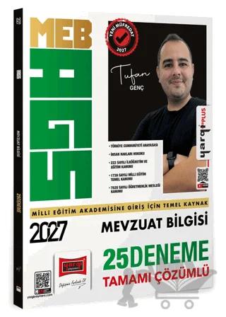 2027 MEB AGS Mevzuat Bilgisi Tamamı Çözümlü 25 Deneme