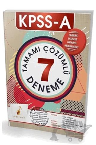KPSS A Grubu Tamamı Çözümlü 7 Deneme 2018