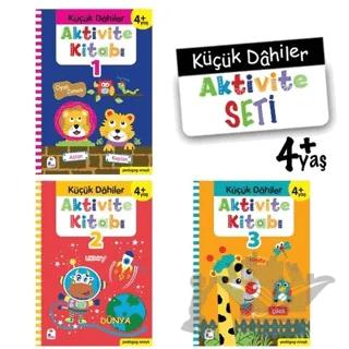 Küçük Dahiler Aktivite Seti 4+ Yaş (3 Kitap Takım)