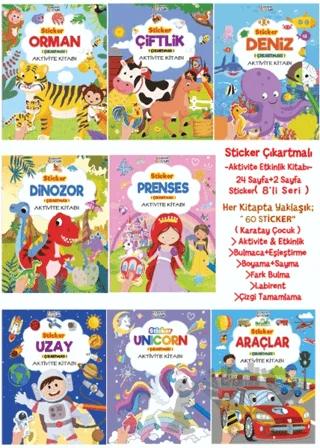 Sticker Çıkartmalı Aktivite Kitabı (8 Seri)