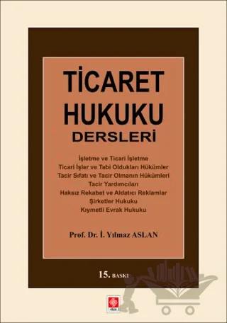 Ticaret Hukuku Dersleri