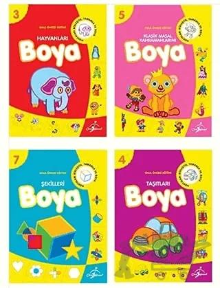 Okul Öncesi Boyamalı Alıştırma (10 Kitap Takım)