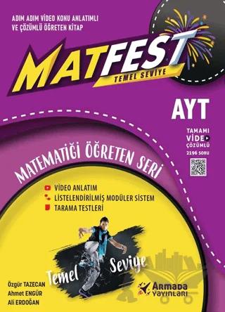 YKS AYT Matfest Temel Seviye Matematik Soru Kitabı – Özgür Tazecan, Ahmet Engür, Ali Erdoğan – Armada Yayınları kitap kapağı