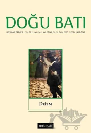 Doğu Batı Düşünce Dergisi Yıl: 23 Sayı: 94 - Deizm – Doğu Batı Dergileri kitap kapağı