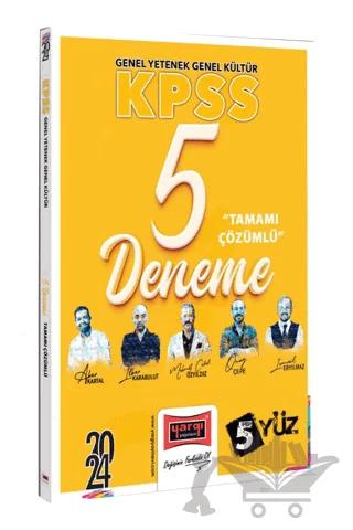 2024 KPSS 5Yüz Ekibi GK-GY Tüm Dersler Tamamı Çözümlü 5 Deneme