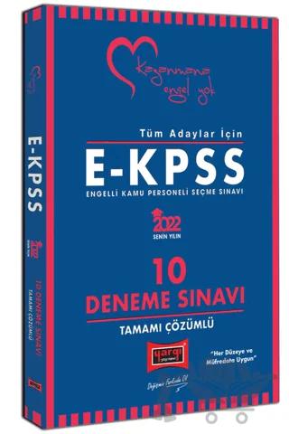 2022 Tüm Adaylar İçin EKPSS Tamamı Çözümlü 10 Deneme Sınavı