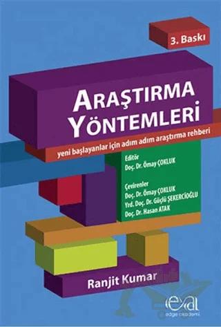 Araştırma Yöntemleri – Ranjit Kumar – Edge Akademi Yayıncılık kitap kapağı