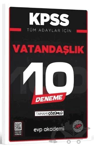 KPSS Tüm Adaylar İçin Vatandaşlık 10 Deneme Tamamı Çözümlü