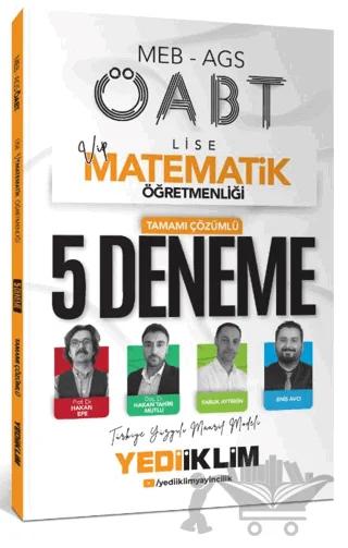 2025 MEB AGS ÖABT VİP Lise Matematik Öğretmenliği Tamamı Çözümlü 5 Deneme Sınavı