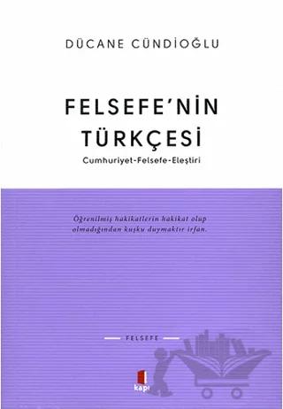 Felsefe’nin Türkçesi