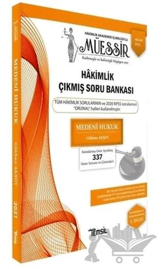 Müessir Adli-İdari Hakimlik Çıkmış Soru Bankası ve Çözümleri Medeni Hukuk