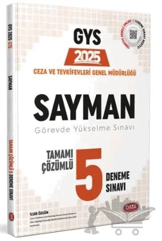 2025 Ceza ve Tevkifevleri Sayman GYS Tamamı Çözümlü 5 Deneme Sınavı