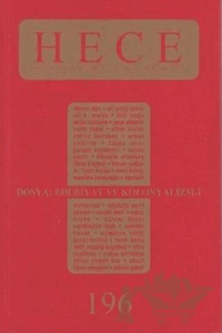 Hece Aylık Edebiyat Dergisi Sayı: 196