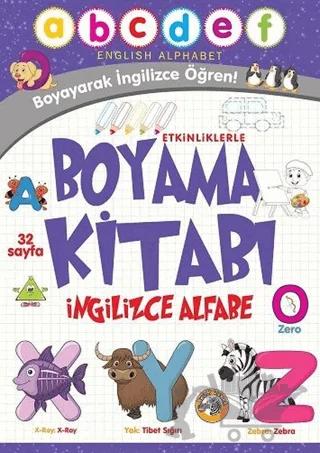 Etkinliklerle Boyama Kitabı İngilizce Alfabe