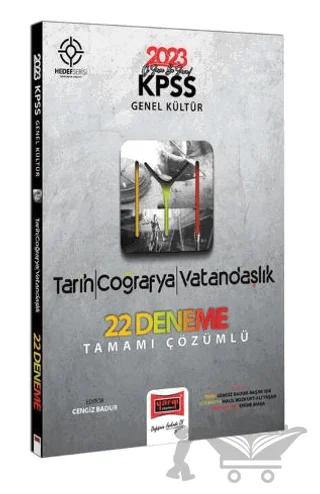 Yargı Yayınları 2023 KPSS Hedef Serisi IYI Genel Kültür (Tarih-Coğrafya-Vatandaşlık) Tamamı Çözümlü 22 Deneme Sınavı
