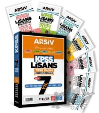 KPSS Lisans Son 7 Yıl Arşiv Serisi Tıpkı Basım Fasikül Fasikül Çıkmış Sorular