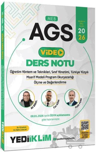 2026 MEB AGS ÖYT Sınıf Yönetimi TYMM Program Okuryazarlığı Ölçme ve Değerlendirme Video Anlatımlı Ders Notu