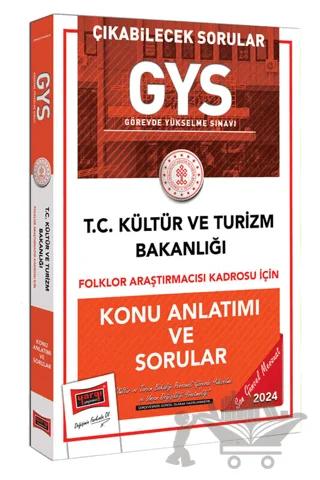 2024 GYS Kültür ve Turizm Bakanlığı Folklor Araştırmacısı Kadrosu İçin Konu Anlatımı ve Sorular