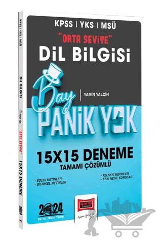 2024 KPSS YKS MSÜ Bay Panik Yok Dil Bilgisi Orta Seviye Tamamı Çözümlü 15x15 Deneme