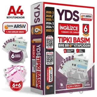 2026 YDS İngilizce ÖSYM Tıpkı Basım Çıkmış Soru 6lı Deneme Paketi Video/PDF Çözümlü Türkiye Geneli