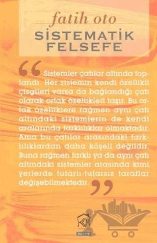 Sistematik Felsefe