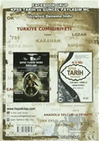 Murat Çınar Kitapları Serisi - 4 : 2015 Deşifre KPSS Tarih Soru Bankası Tamamı Çözümlü Şifre Sorular Kodlamalı ve Formüllü Çözüm