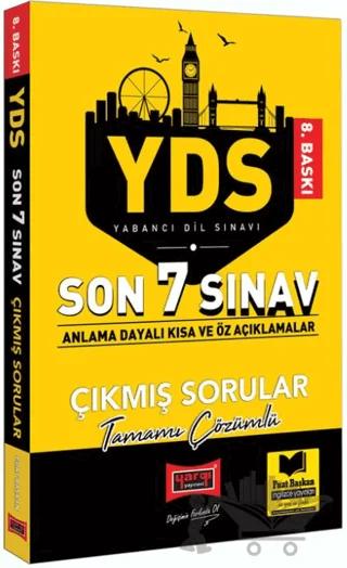 YDS Son 7 Sınav Tamamı Çözümlü Çıkmış Sorular