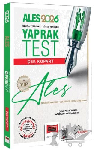2026 ALES VIP Sayısal-Sözel Yetenek Çek Kopart Yaprak Test