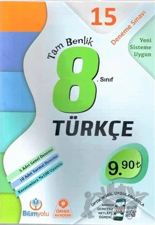 8. Sınıf Türkçe Tam Benlik 15 Deneme Sınavı