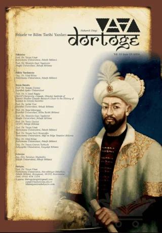 Dörtöğe Felsefe ve Bilim Tarihi Yazıları Hakemli Dergi Yıl: 12 Sayı: 25