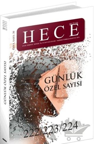 Hece Aylık Edebiyat Dergisi Günlük Özel Sayısı: 30 - 222/223/224 (Ciltsiz)