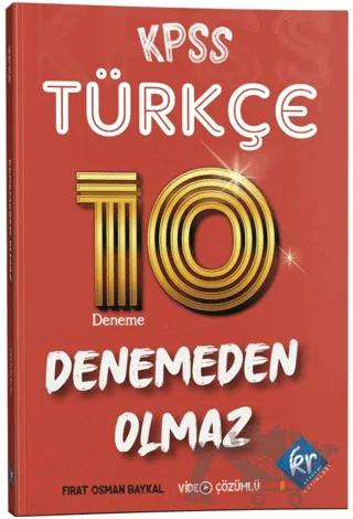 KPSS Türkçe Denemeden Olmaz 10 Deneme Video Çözümlü