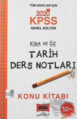 2020 KPSS Tarih Kısa ve Öz Ders Notları