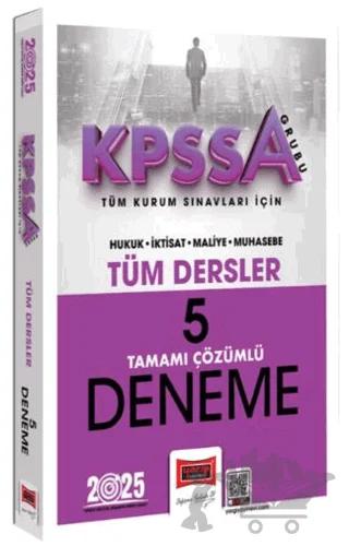 KPSS-A Grubu Tüm Kurum Sınavları İçin Tüm Dersler Tamamı Çözümlü 5 Deneme