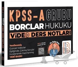 KPSS A Grubu Borçlar Hukuku Video Ders Notları