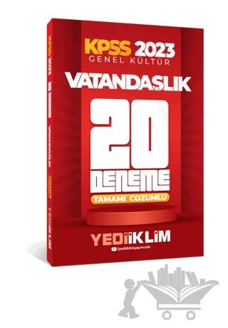 2023 KPSS Genel Kültür Vatandaşlık Tamamı Çözümlü 20 Deneme