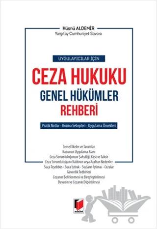 Ceza Hukuku Genel Hükümler Rehberi – Hüsnü Aldemir – Adalet Yayınevi kitap kapağı