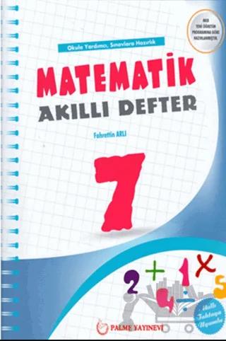7. Sınıf Matematik Akıllı Defter – Fahrettin Arlı – Palme Yayınları kitap kapağı