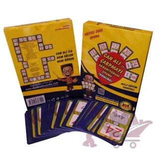 Eğitici Zeka Oyunu-Can Ali ile Çarpmayı Öğreniyorum Oyunu Domino