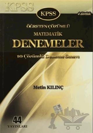 KPSS Öğreten Çözümlü Matematik Denemeler