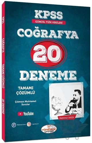 KPSS Coğrafya 20 Deneme Çözümlü