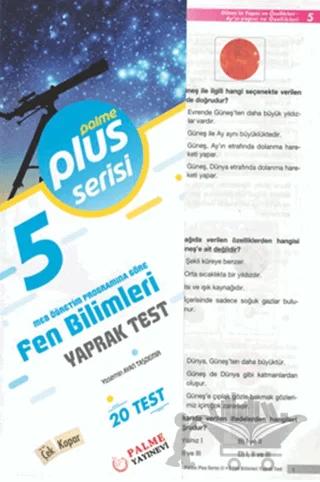 5. Sınıf Plus Serisi Fen Bilimleri Yaprak Test