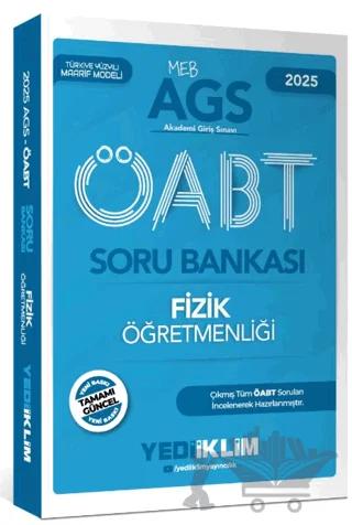 2025 MEB AGS ÖABT Fizik Öğretmenliği Soru Bankası
