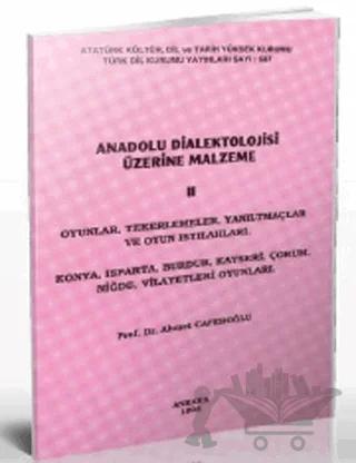 Anadolu Dialektolojisi Üzerine Malzeme 2