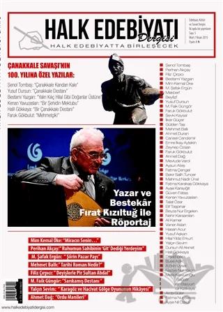 Halk Edebiyatı Dergisi Sayı: 5 Mart-Nisan 2015