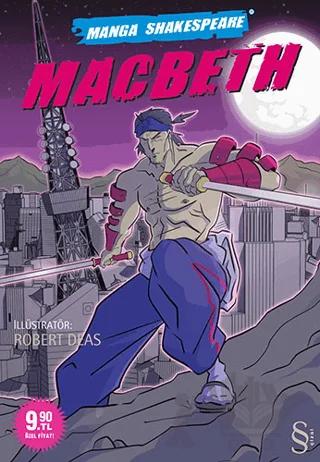 Macbeth - Manga Shakespeare – Robert Deas – Everest Yayınları kitap kapağı