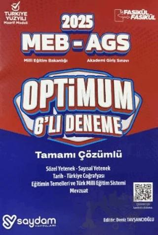 2025 MEB-AGS Tüm Dersler Optimum 6 Deneme Fasikül Çözümlü