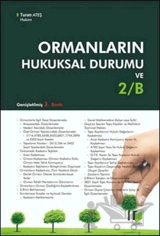 Ormanların Hukuksal Durumu ve 2/B
